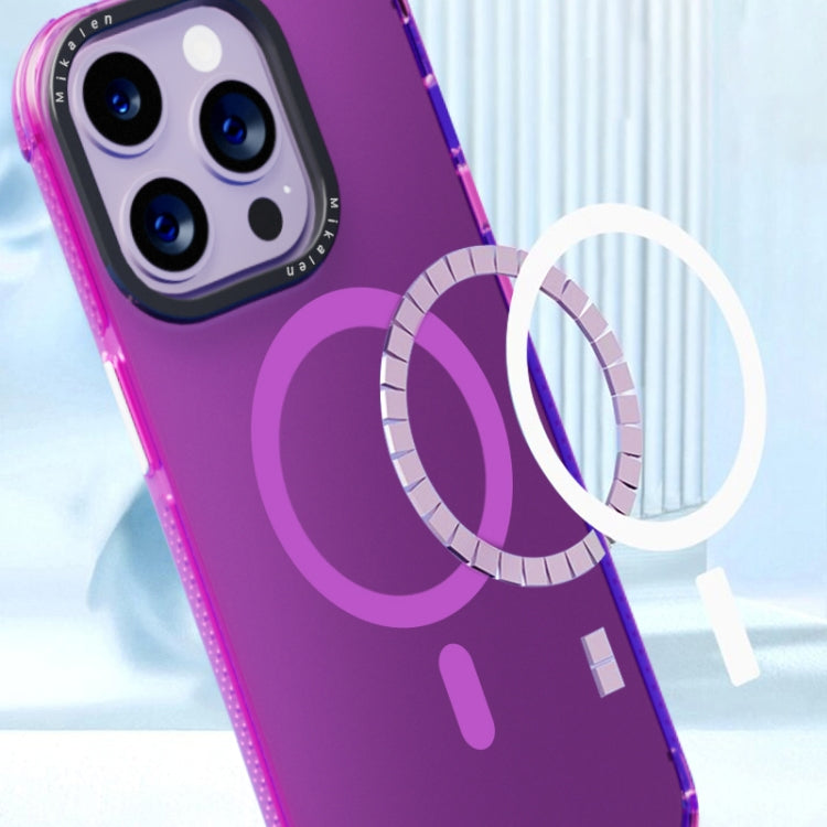 For iPhone 13 Pro Max Acrylic + TPU MagSafe Protective Phone Case(Purple) - iPhone 13 Pro Max Cases by buy2fix | Online Shopping UK | buy2fix