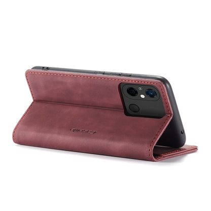 For Xiaomi Redmi 11A / 12C CaseMe 013 Multifunctional Horizontal Flip Leather Phone Case(Wine Red) - Xiaomi Cases by CaseMe | Online Shopping UK | buy2fix