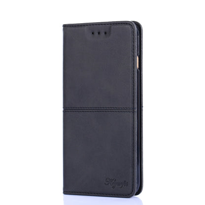 For Blackview A85 Cow Texture Magnetic Horizontal Flip Leather Phone Case(Black) - More Brand by buy2fix | Online Shopping UK | buy2fix