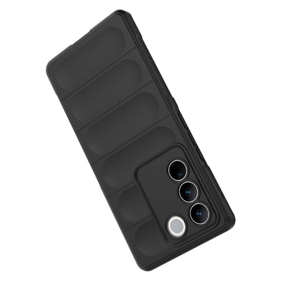 For vivo S16 Pro 5G Magic Shield TPU + Flannel Phone Case(Dark Blue) - vivo Cases by buy2fix | Online Shopping UK | buy2fix