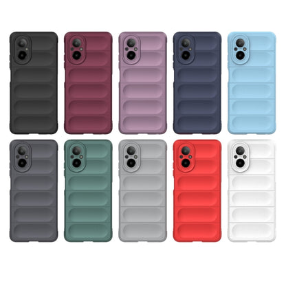 For Realme C67 4G Global Magic Shield TPU + Flannel Phone Case(Grey) - C67 Cases by buy2fix | Online Shopping UK | buy2fix