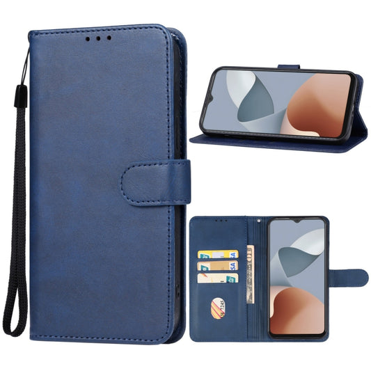 For ZTE Blade A34 Leather Phone Case(Blue) - ZTE Cases by buy2fix | Online Shopping UK | buy2fix