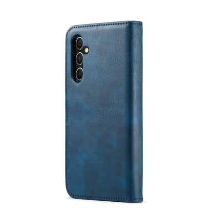 For Samsung Galaxy A34 5G DG.MING Crazy Horse Texture Detachable Magnetic Leather Case(Blue) - Galaxy Phone Cases by DG.MING | Online Shopping UK | buy2fix