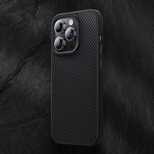For iPhone 14 Pro Benks 600D MagSafe Kevlar Carbon Fiber Shockproof Phone Case(Black) - iPhone 14 Pro Cases by Benks | Online Shopping UK | buy2fix