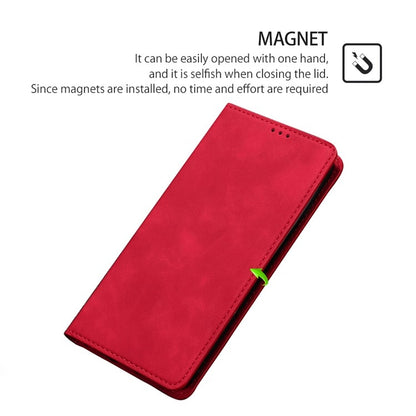 For Xiaomi 14 Skin Feel Magnetic Leather Phone Case(Red) - 14 Cases by buy2fix | Online Shopping UK | buy2fix