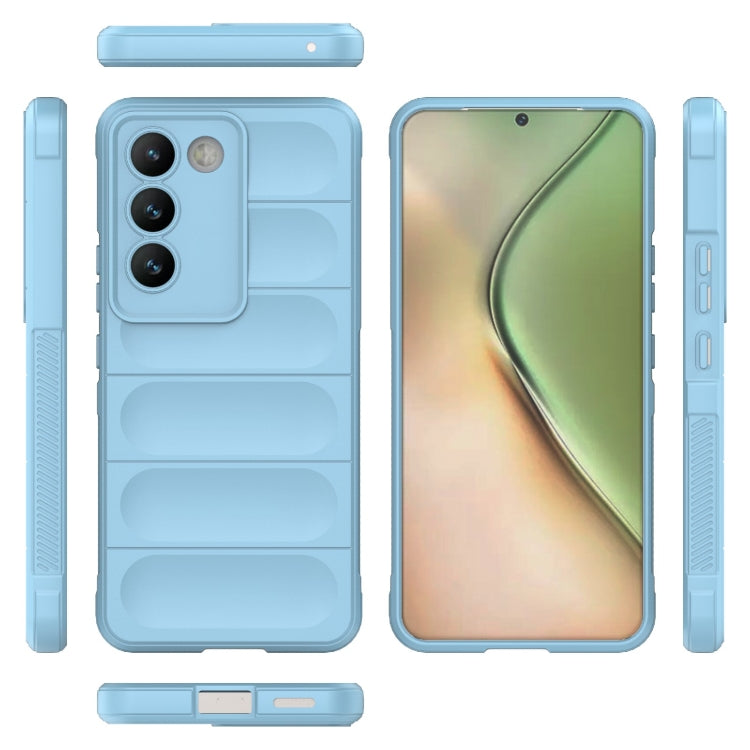 For vivo Y200E 5G Global / Y100 5G IDN Magic Shield TPU + Flannel Phone Case(Light Blue) - vivo Cases by buy2fix | Online Shopping UK | buy2fix
