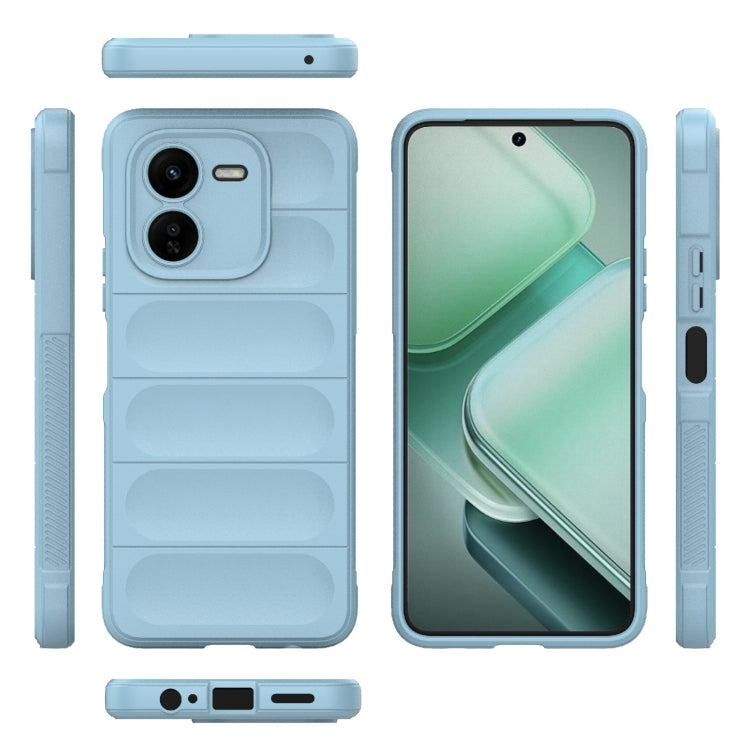 For vivo iQOO Z9X 5G Magic Shield TPU + Flannel Phone Case(Light Blue) - vivo Cases by buy2fix | Online Shopping UK | buy2fix