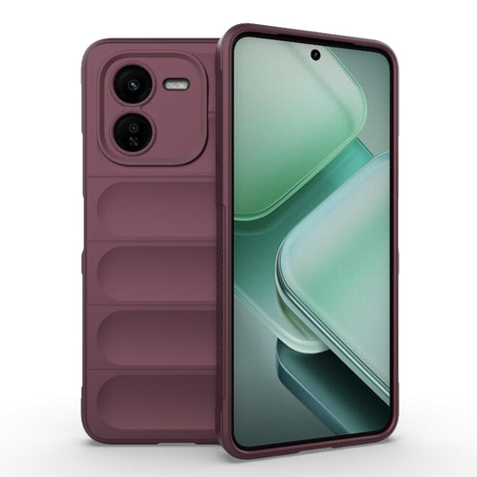 For vivo iQOO Z9X 5G Magic Shield TPU + Flannel Phone Case(Wine Red) - vivo Cases by buy2fix | Online Shopping UK | buy2fix