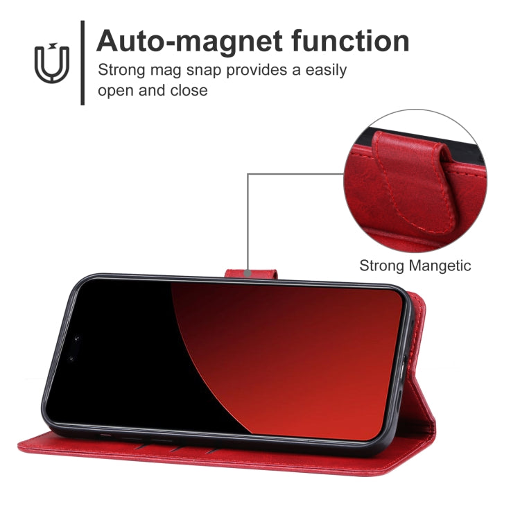 For Xiaomi Civi 4 Pro Leather Phone Case(Red) - Xiaomi Cases by buy2fix | Online Shopping UK | buy2fix