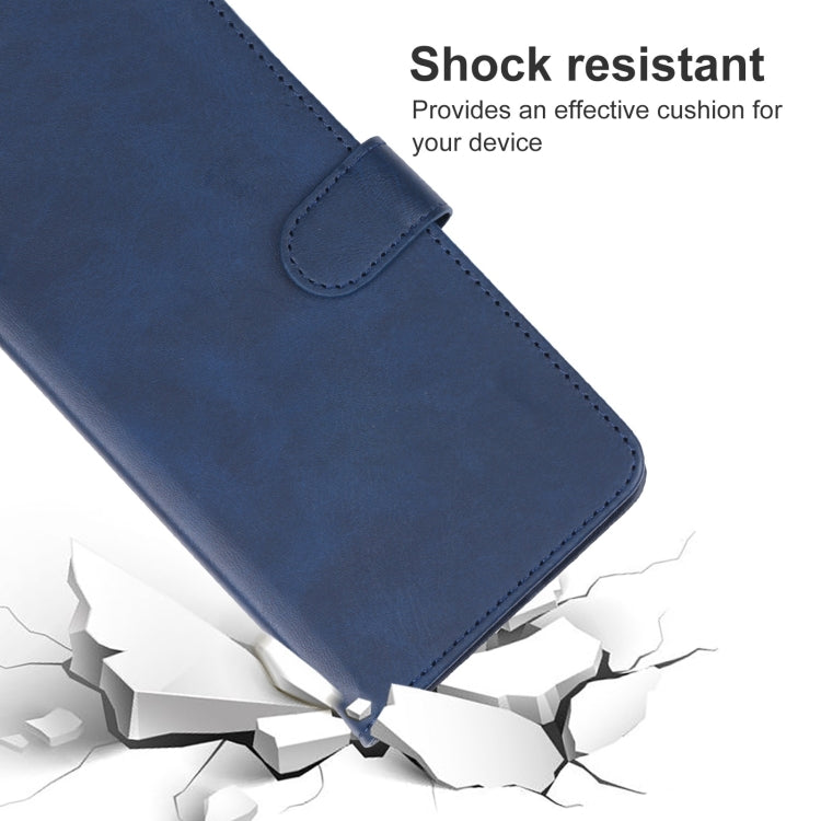 For Motorola Edge 40 Neo Leather Phone Case(Blue) - Motorola Cases by buy2fix | Online Shopping UK | buy2fix