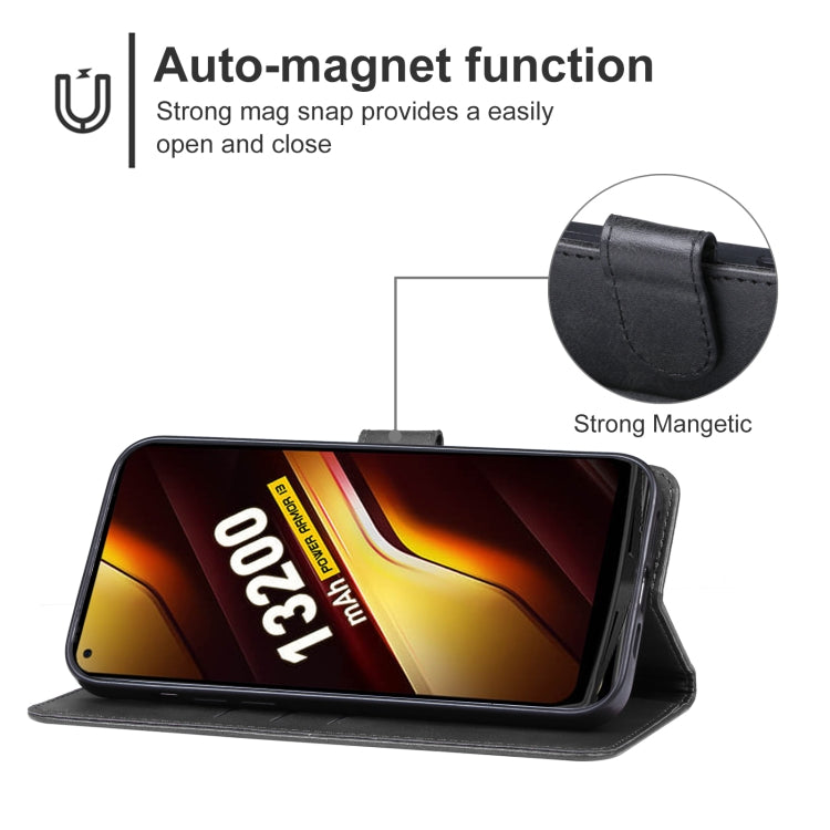 For Ulefone Armor X13 Leather Phone Case(Black) - Ulefone Cases by buy2fix | Online Shopping UK | buy2fix