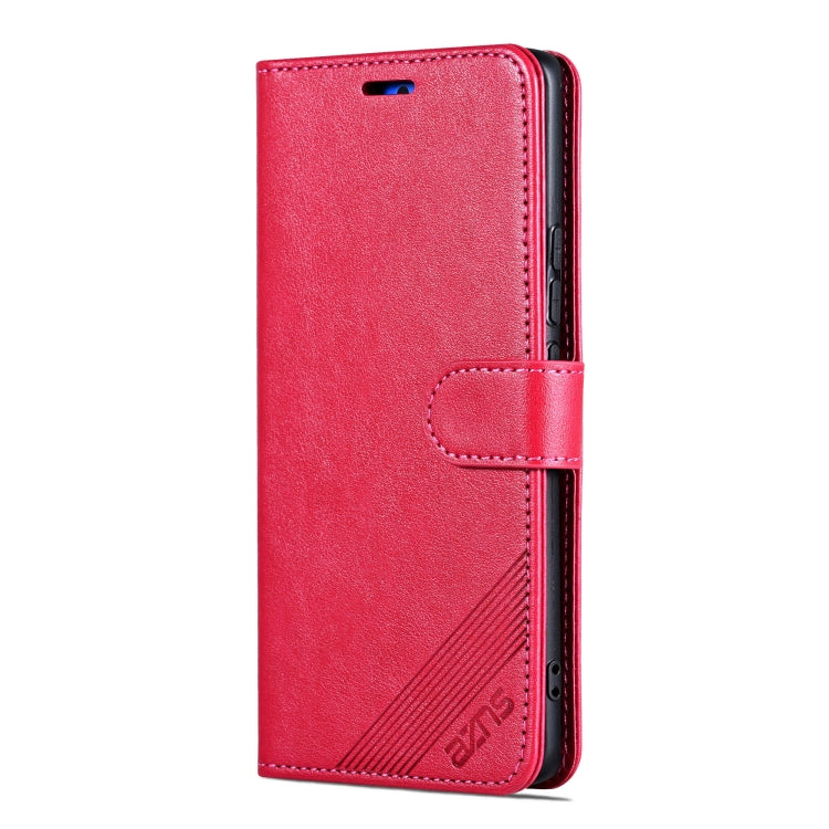 For vivo X200 Pro AZNS Sheepskin Texture Flip Leather Phone Case(Red) - X200 Pro Cases by AZNS | Online Shopping UK | buy2fix