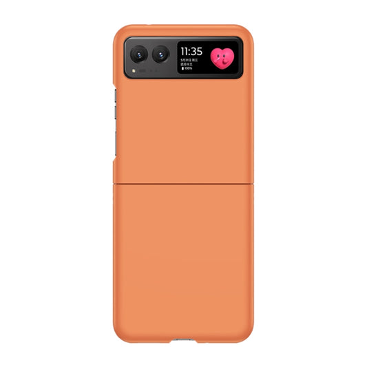 For Motorola Razr 40 Skin Feel PC Phone Case(Orange) - Motorola Cases by buy2fix | Online Shopping UK | buy2fix