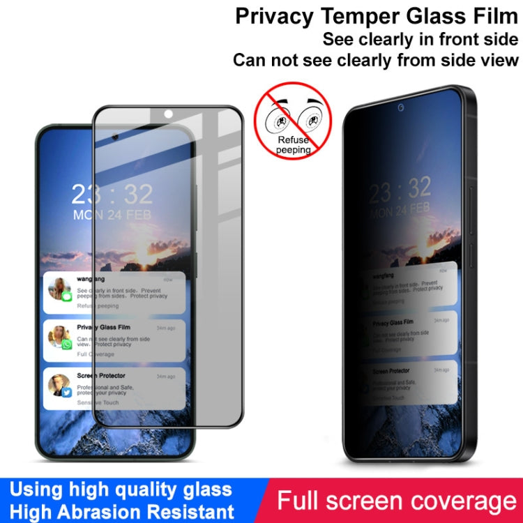 For Samsung Galaxy S24 5G imak HD Full Screen Anti-spy Tempered Glass Protective Film - Galaxy S24 5G Tempered Glass by imak | Online Shopping UK | buy2fix