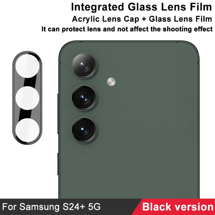 For Samsung Galaxy S24+ 5G imak High Definition Integrated Glass Lens Film Black Version - For Samsung by imak | Online Shopping UK | buy2fix