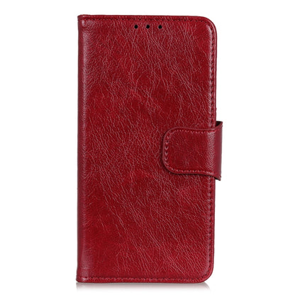 For iPhone 16 Nappa Texture Leather Case(Red) - iPhone 16 Cases by buy2fix | Online Shopping UK | buy2fix