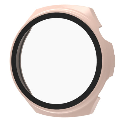 For Huawei Watch 4 Pro Tempered Film + PC Integrated Watch Protective Case(Pink) - Watch Cases by buy2fix | Online Shopping UK | buy2fix