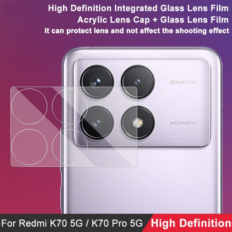 For Xiaomi Redmi K70 5G/K70 Pro 5G/K70E 5G imak High Definition Integrated Glass Lens Film - For Xiaomi by imak | Online Shopping UK | buy2fix