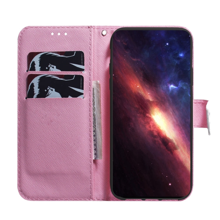For Xiaomi Redmi Note 13 Pro+ 5G Coloured Drawing Flip Leather Phone Case(Magnolia) - Note 13 Pro+ Cases by buy2fix | Online Shopping UK | buy2fix