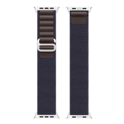 For Apple Watch Series 8 41mm DUX DUCIS GS Series Nylon Loop Watch Band(Indigo Blue) - Watch Bands by DUX DUCIS | Online Shopping UK | buy2fix