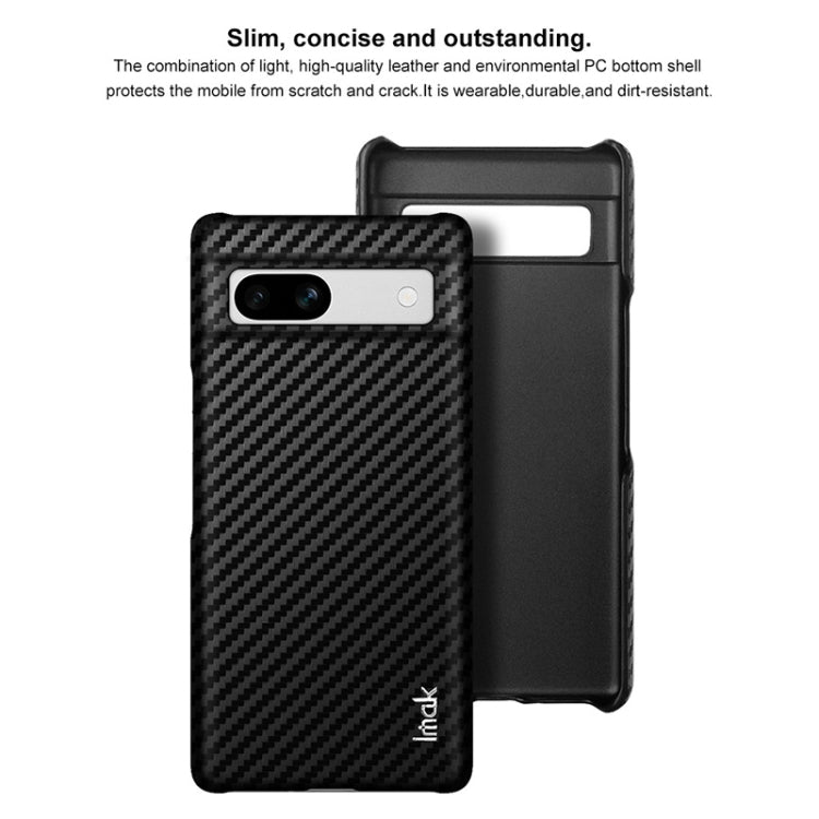 For Google Pixel 7a imak Ruiyi Series PU + PC Phone Case(Cross Texture) - Google Cases by imak | Online Shopping UK | buy2fix