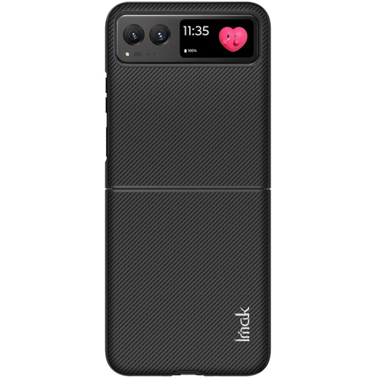 For Motorola Razr 40 imak Ruiyi Series Carbon Fiber PU + PC Phone Case - Motorola Cases by imak | Online Shopping UK | buy2fix