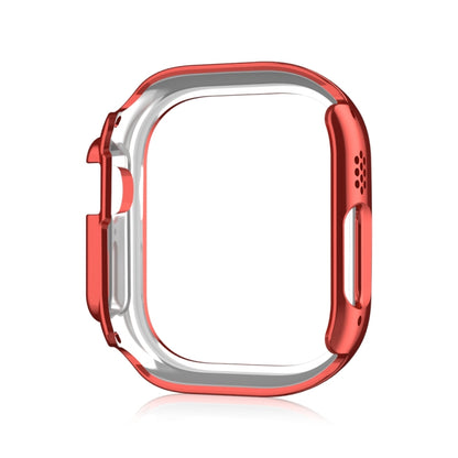 For Apple Watch Ultra 2 / Ultra 49mm Double Row Diamond Hollow PC Watch Case(Red) - Watch Cases by buy2fix | Online Shopping UK | buy2fix