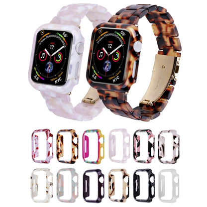 For Apple Watch Ultra 2 / Ultra 49mm Printed Resin PC Watch Case(Black Flower) - Watch Cases by buy2fix | Online Shopping UK | buy2fix