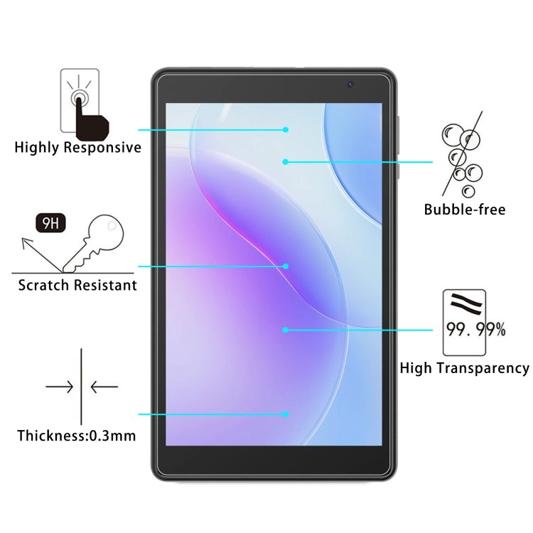 For Blackview Tab 50 WiFi 8.0 25pcs 9H 0.3mm Explosion-proof Tempered Glass Film - Others by buy2fix | Online Shopping UK | buy2fix