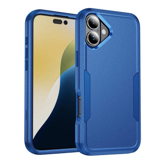 For iPhone 16 Commuter Shockproof TPU + PC Phone Case(Royal Blue) - iPhone 16 Cases by buy2fix | Online Shopping UK | buy2fix