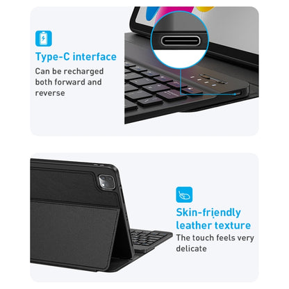 For iPad Air 2022 / iPad Pro 11 2021 WiWU Skin Feel Magnetic Detachable Keyboard Tablet Case(Blue) - For iPad Pro by WIWU | Online Shopping UK | buy2fix