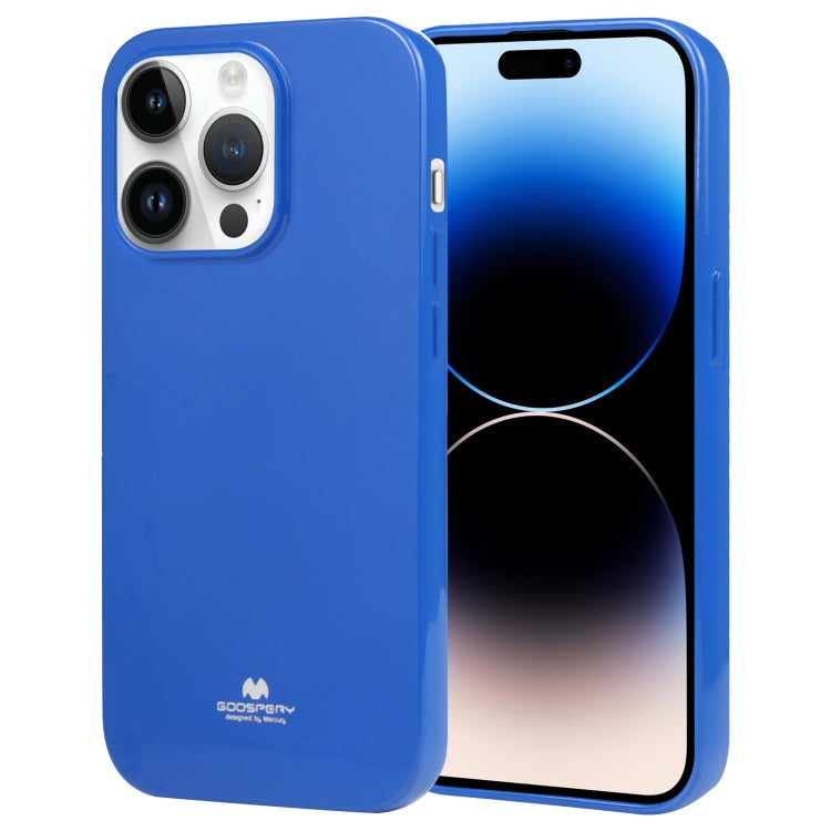 For iPhone 15 Pro Max GOOSPERY PEARL JELLY Shockproof TPU Phone Case(Royal Blue) - iPhone 15 Pro Max Cases by GOOSPERY | Online Shopping UK | buy2fix