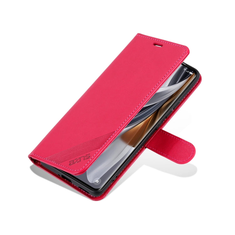 For OPPO Find X7 AZNS Sheepskin Texture Flip Leather Phone Case(Red) - OPPO Cases by AZNS | Online Shopping UK | buy2fix