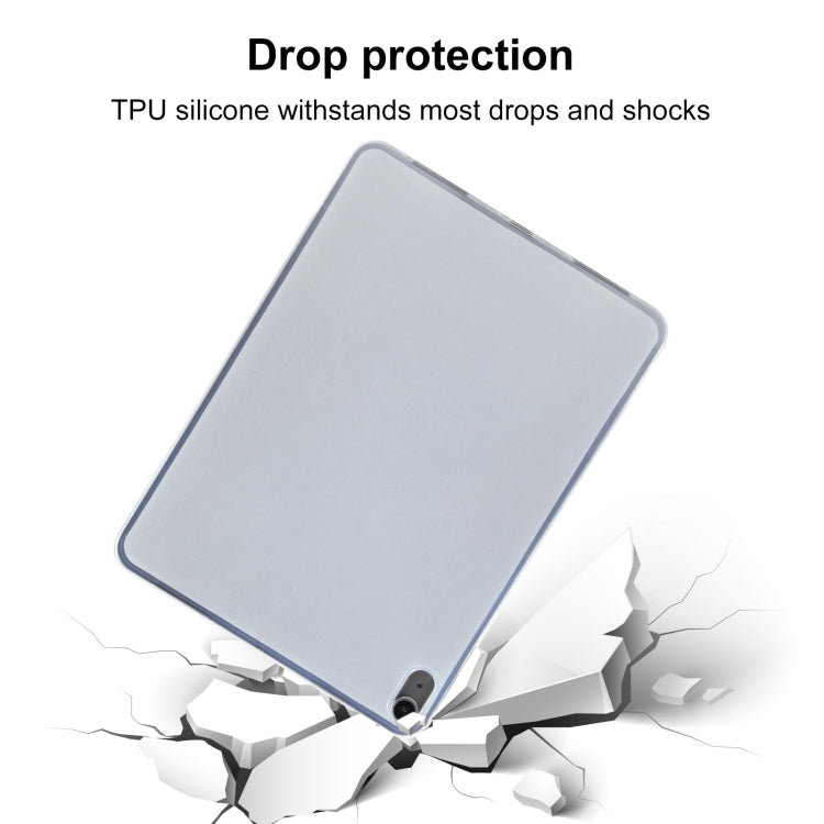 For Samsung Galaxy Tab S9+ TPU Tablet Case(Frosted Clear) - Galaxy Tab S9+ Cases by buy2fix | Online Shopping UK | buy2fix