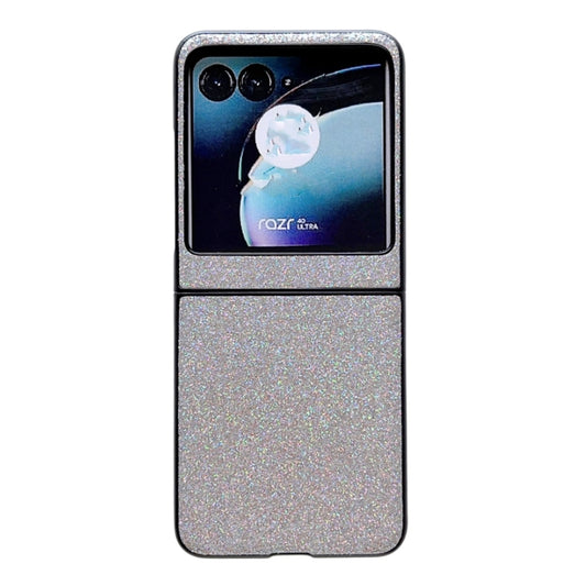 For Motorola Razr 40 Ultra Gradient Color Glitter Shockproof Protective Phone Case(Grey) - Motorola Cases by buy2fix | Online Shopping UK | buy2fix