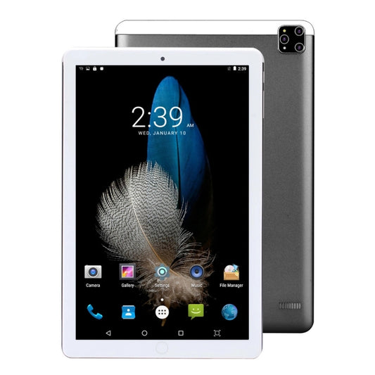 BDF A10 3G Tablet PC 10.1 inch, 2GB+32GB, Android 9.0 MTK6735 Quad Core, Support Dual SIM, EU Plug(Grey) - BDF by BDF | Online Shopping UK | buy2fix
