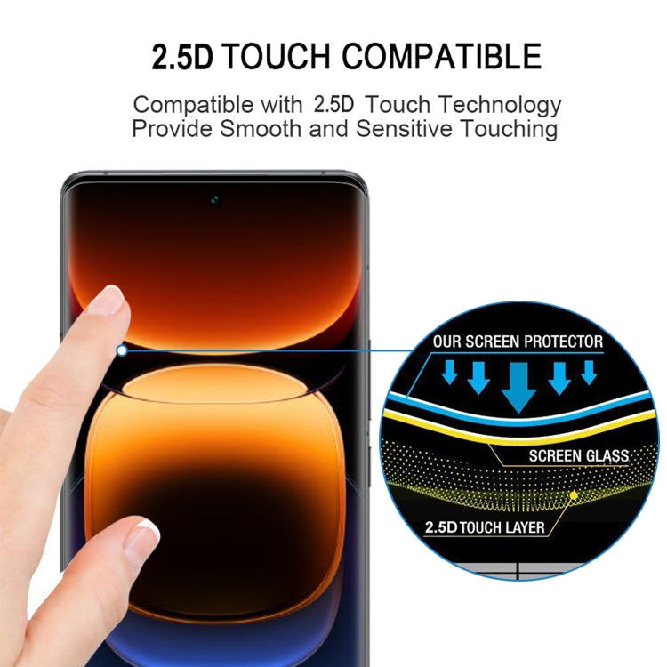 For vivo iQOO 12 Pro 25pcs 3D Curved Edge Full Screen Tempered Glass Film - iQOO 12 Pro Tempered Glass by buy2fix | Online Shopping UK | buy2fix