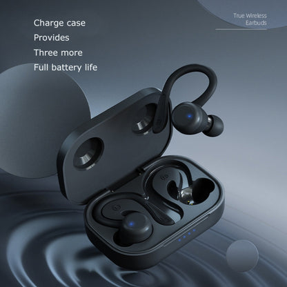 T&G T40 TWS IPX6 Waterproof Hanging Ear Wireless Bluetooth Earphones with Charging Box(Orange) - TWS Earphone by T&G | Online Shopping UK | buy2fix