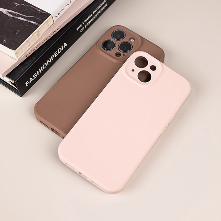 For iPhone 16 Pro Pure Color Liquid Silicone Fine Pore Phone Case(Fresh Pink) - iPhone 16 Pro Cases by buy2fix | Online Shopping UK | buy2fix