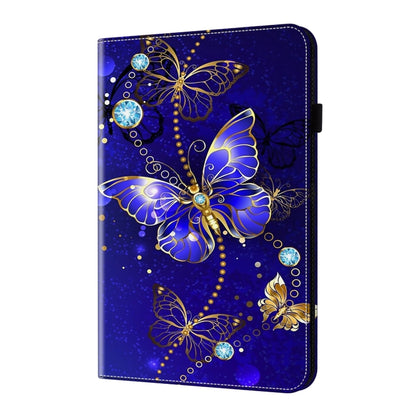 For Samsung Galaxy Tab S2 9.7 T810/T815 Crystal Texture Painted Leather Tablet Case(Diamond Butterflies) - Other Galaxy Tab PC by buy2fix | Online Shopping UK | buy2fix