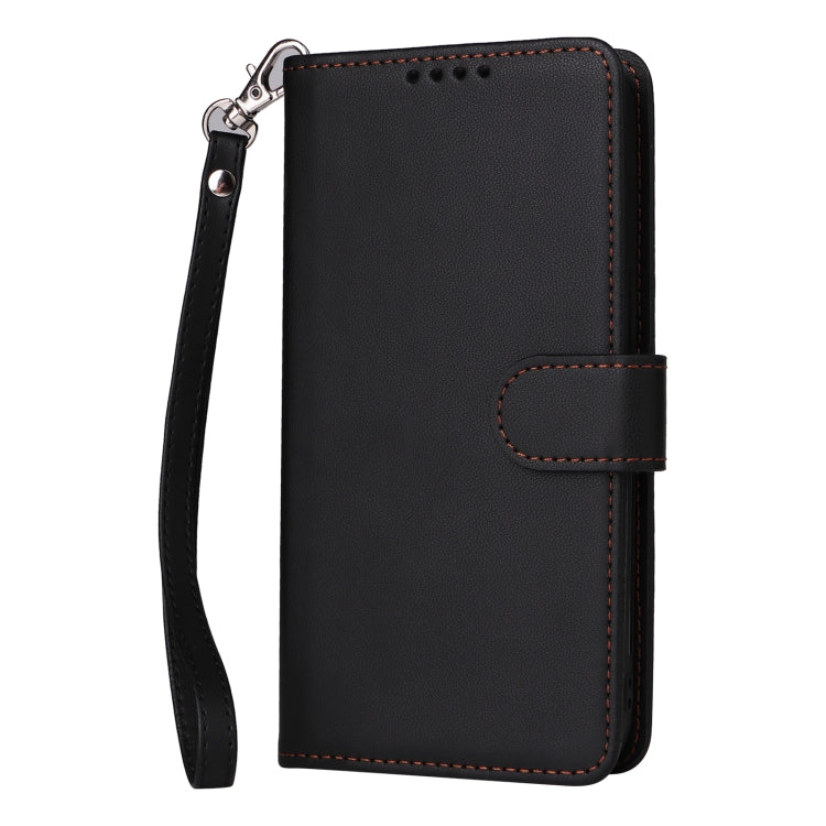 For iPhone 16 Plus BETOPNICE BN-005 2 in 1 Detachable Imitate Genuine Leather Phone Case(Black) - iPhone 16 Plus Cases by BETOPNICE | Online Shopping UK | buy2fix