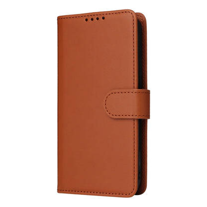 For Samsung Galaxy S24 5G BETOPNICE BN-005 2 in 1 Detachable Imitate Genuine Leather Phone Case(Brown) - Galaxy S24 5G Cases by BETOPNICE | Online Shopping UK | buy2fix