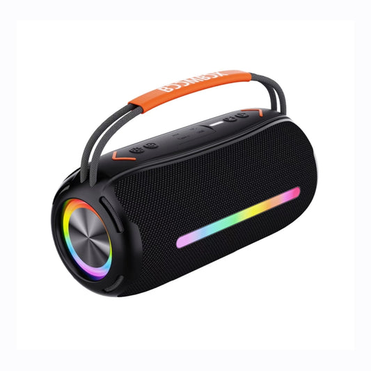 T&G X360 20W RGB Colorful Bluetooth Speaker Portable Outdoor 3D Stereo Speaker(Black) - Desktop Speaker by T&G | Online Shopping UK | buy2fix