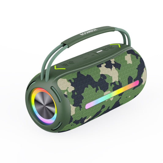 T&G X360 20W RGB Colorful Bluetooth Speaker Portable Outdoor 3D Stereo Speaker(Camouflage) - Desktop Speaker by T&G | Online Shopping UK | buy2fix