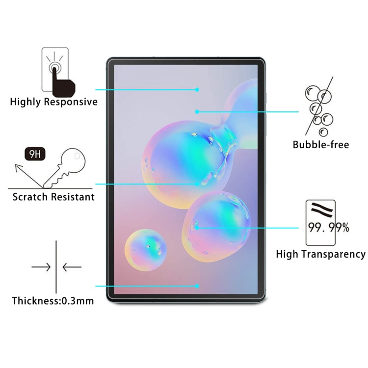 For Samsung Galaxy Tab S7+ / S9 FE+ 2pcs 9H HD Explosion-proof Tempered Glass Film - Galaxy Tempered Glass by buy2fix | Online Shopping UK | buy2fix