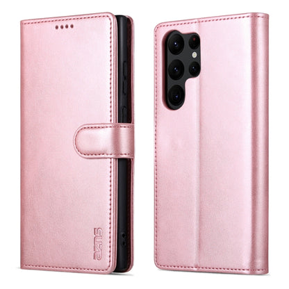 For Samsung Galaxy S24 Ultra 5G AZNS Skin Feel Calf Texture Flip Leather Phone Case(Rose Gold) - Galaxy S24 Ultra 5G Cases by AZNS | Online Shopping UK | buy2fix