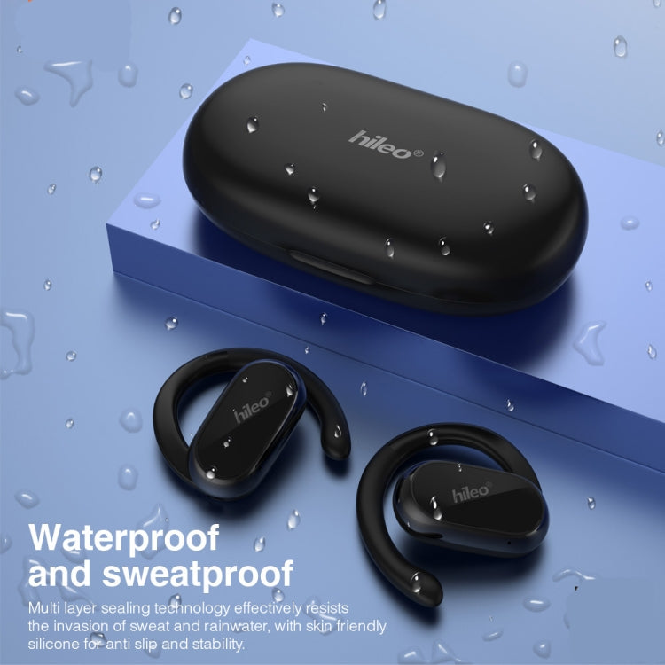 Hileo Hi92 LED Display TWS Wireless Bluetooth IPX5 Waterproof Noise Reduction Earphone(Black) - Sport Earphone by Hileo | Online Shopping UK | buy2fix