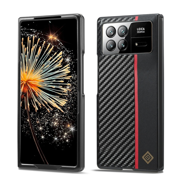 For Xiaomi Mix Fold 3 LC.IMEEKE 3 in 1 Carbon Fiber Texture Shockproof Phone Case(Black) - Xiaomi Cases by LC.IMEEKE | Online Shopping UK | buy2fix