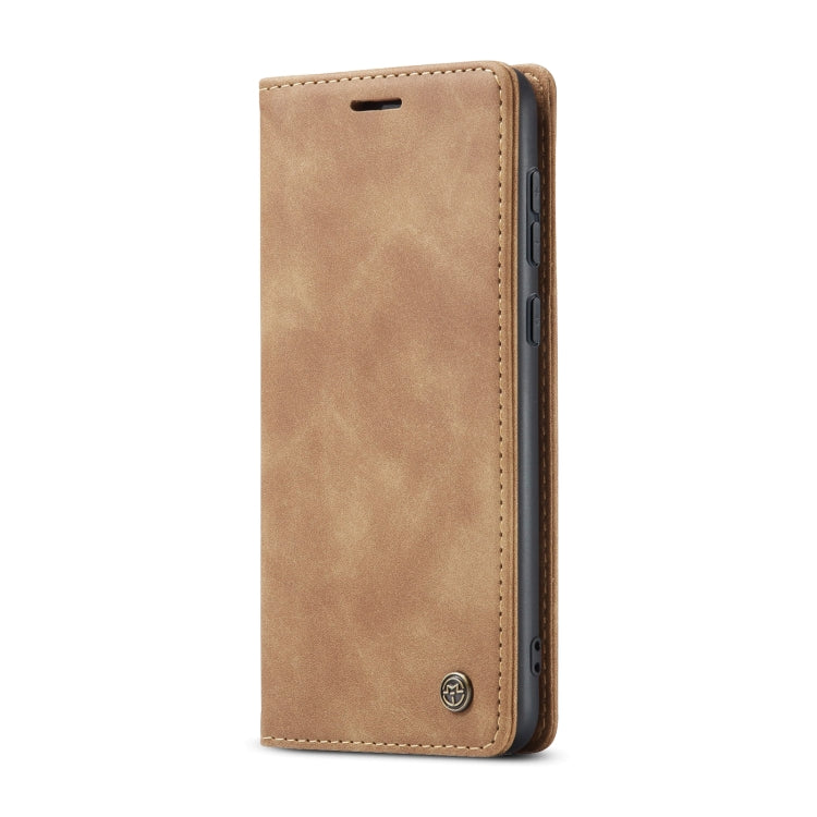 For Samsung Galaxy A35 5G CaseMe 013 Multifunctional Horizontal Flip Leather Phone Case(Brown) - Galaxy Phone Cases by CaseMe | Online Shopping UK | buy2fix