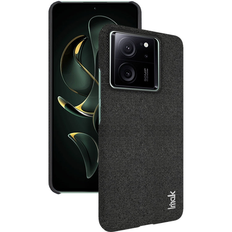 For Xiaomi Redmi K60 Ultra 5G imak Ruiyi Series Cloth Texture PU + PC Phone Case(Black) - Redmi K60 Ultra Cases by imak | Online Shopping UK | buy2fix